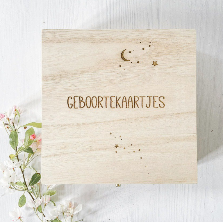 Geboortekaartjes Opbergkistje