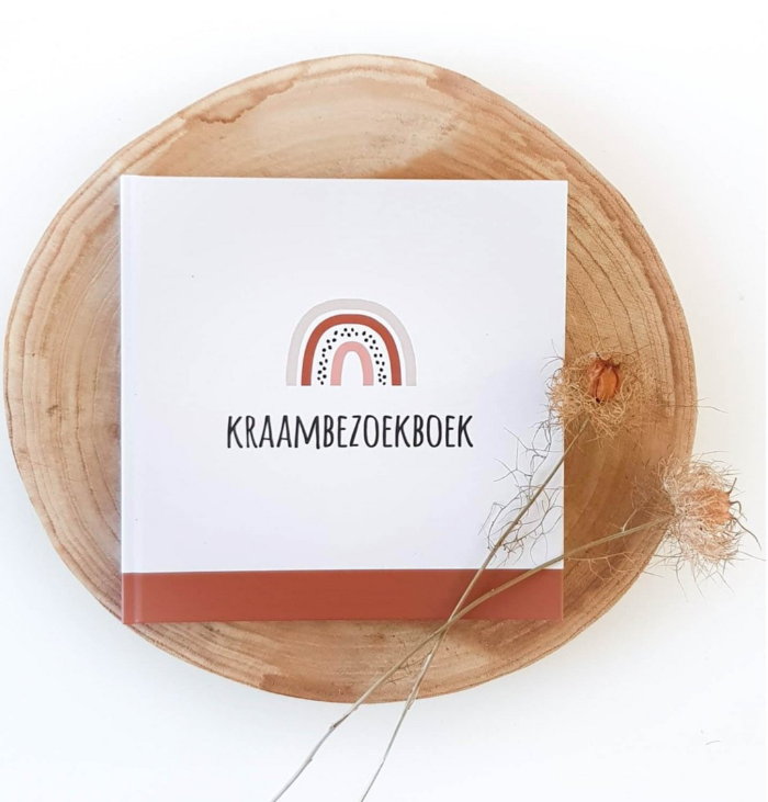 Kraambezoekboek Regenboog Roest