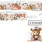 Bed sticker: Bloemen