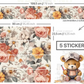 Bed sticker: Bloemen