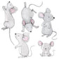 Muursticker Muizen Familie